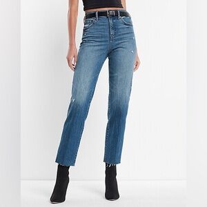 Express Straight Ankle Jeans 6L